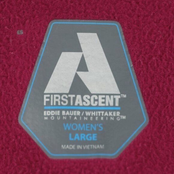 Eddie Bauer First Ascent Women's Large Pink 1/4 Zip Fleece Activewear Pullover - Picture 7 of 8